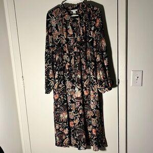 H&M floral/paisley maxi dress women's size large